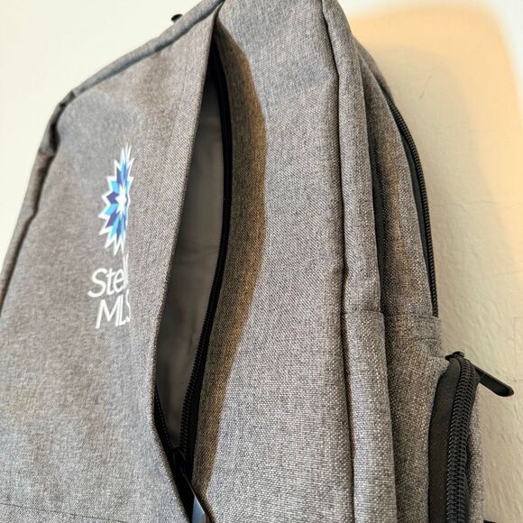 Kapston Pierce Laptop Ipad  Stellar MLS Logo Heather Gray Backpack Bag Large